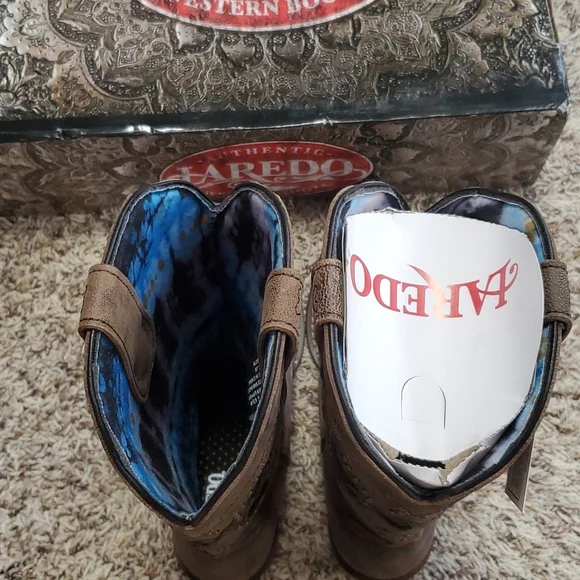 Authentic Laredo Cowgirl Western Country Leather Boots NWT *NO Offers!* - Picture 4 of 16